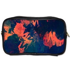 Background-abstrac Orange Toiletries Bag (two Sides) by nateshop