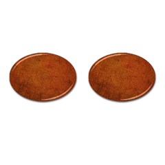 Brown Cufflinks (oval) by nateshop