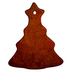 Brown Christmas Tree Ornament (two Sides)