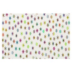 Snowflakes,colors Of The Rainbow Banner And Sign 6  X 4  by nateshop