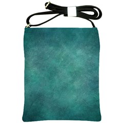 Dark Green Abstract Shoulder Sling Bag by nateshop