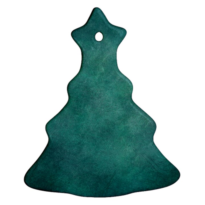 Dark Green Abstract Ornament (Christmas Tree) 