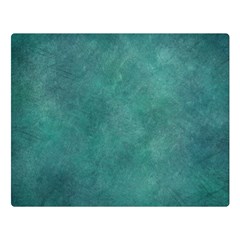 Dark Green Abstract Double Sided Flano Blanket (large)  by nateshop