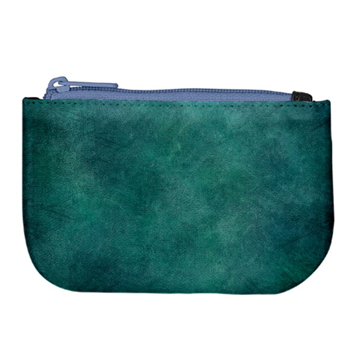 Dark Green Abstract Large Coin Purse