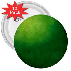 Light Green Abstract 3  Buttons (10 pack) 