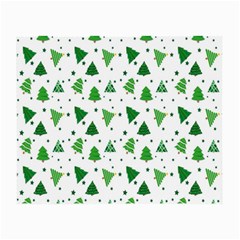 Christmas-trees Small Glasses Cloth (2 Sides) by nateshop