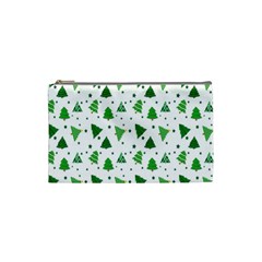 Christmas-trees Cosmetic Bag (small) by nateshop