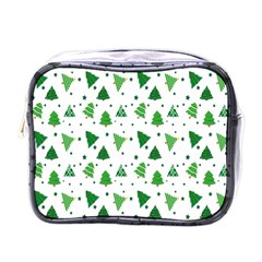 Christmas-trees Mini Toiletries Bag (one Side)