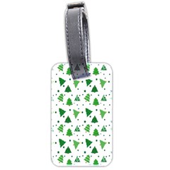 Christmas-trees Luggage Tag (two Sides) by nateshop