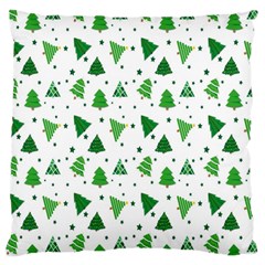 Christmas-trees Large Cushion Case (one Side) by nateshop