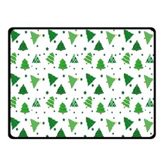 Christmas-trees Double Sided Fleece Blanket (small)  by nateshop