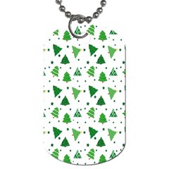 Christmas-trees Dog Tag (one Side) by nateshop