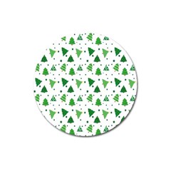 Christmas-trees Magnet 3  (round) by nateshop