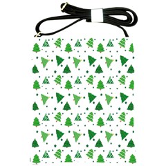 Christmas-trees Shoulder Sling Bag by nateshop