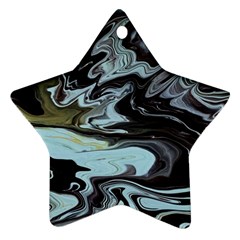 Abstract Painting Black Ornament (star) by nateshop