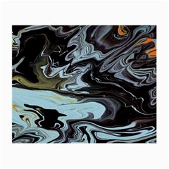 Abstract Painting Black Small Glasses Cloth (2 Sides)