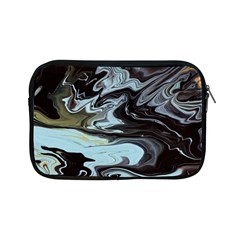 Abstract Painting Black Apple Ipad Mini Zipper Cases by nateshop