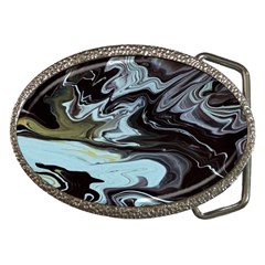 Abstract Painting Black Belt Buckles by nateshop