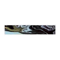 Abstract Painting Black Flano Scarf (mini) by nateshop