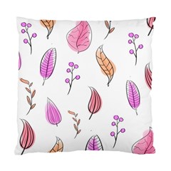 Leaves-pink Standard Cushion Case (two Sides)