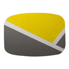 Pattern Yellow And Gray Mini Square Pill Box by nateshop