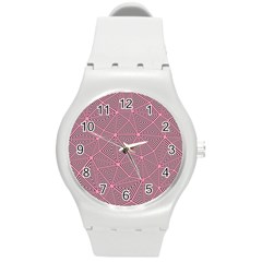 Triangle Round Plastic Sport Watch (m)