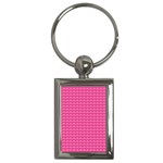 Abstract-pink Love Key Chain (Rectangle) Front