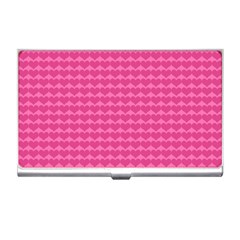 Abstract-pink Love Business Card Holder by nateshop