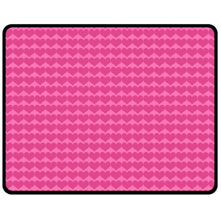 Abstract-pink Love Double Sided Fleece Blanket (Medium) 