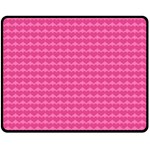 Abstract-pink Love Double Sided Fleece Blanket (Medium)  58.8 x47.4  Blanket Back