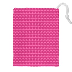 Abstract-pink Love Drawstring Pouch (4xl) by nateshop