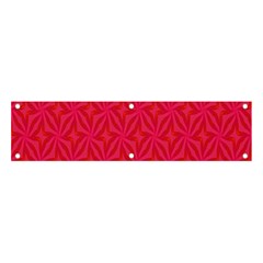 Background Red Motif Banner And Sign 4  X 1  by nateshop