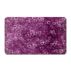 Background Purple Love Magnet (rectangular) by nateshop