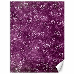 Background Purple Love Canvas 36  X 48  by nateshop