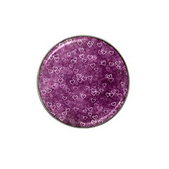 Background Purple Love Hat Clip Ball Marker (4 Pack) by nateshop