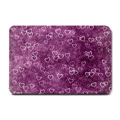 Background Purple Love Small Doormat 