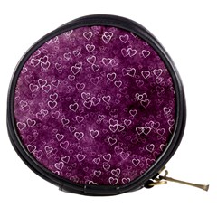 Background Purple Love Mini Makeup Bag by nateshop