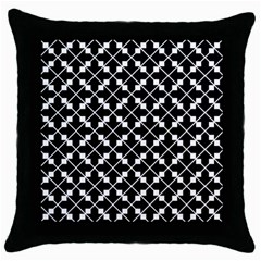 Abstract-black Throw Pillow Case (black)