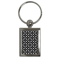 Abstract-black Key Chain (rectangle) by nateshop