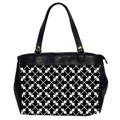 Abstract-black Oversize Office Handbag (2 Sides) by nateshop