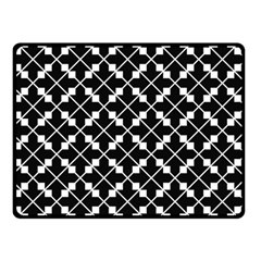 Abstract-black Double Sided Fleece Blanket (small)  by nateshop