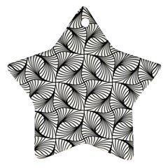 Abstract-gray Star Ornament (two Sides) by nateshop