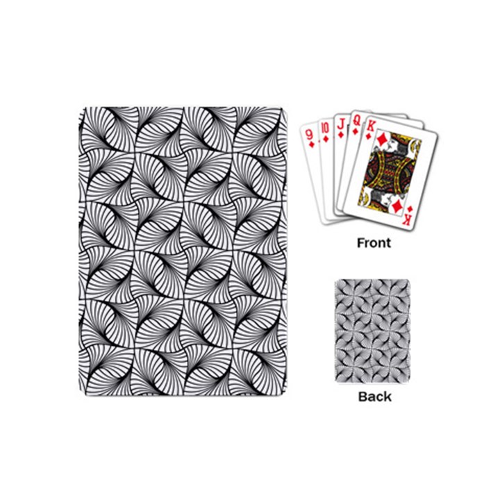 Abstract-gray Playing Cards Single Design (Mini)