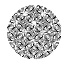 Abstract-gray Mini Round Pill Box (pack Of 3)