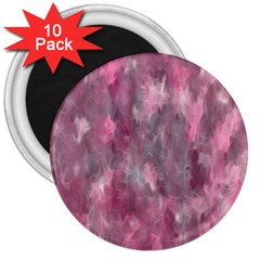 Abstract-pink 3  Magnets (10 Pack)  by nateshop