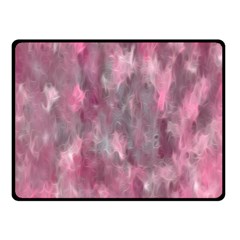 Abstract-pink Double Sided Fleece Blanket (small)  by nateshop
