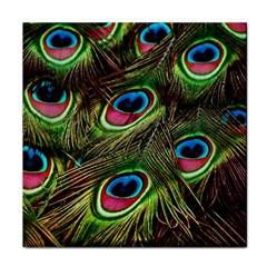 Peacock-feathers-color-plumage Face Towel by Celenk