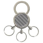 Basket 3-Ring Key Chain Front