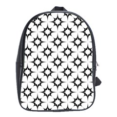 Black-white School Bag (large) by nateshop