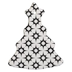 Black-white Ornament (christmas Tree)  by nateshop